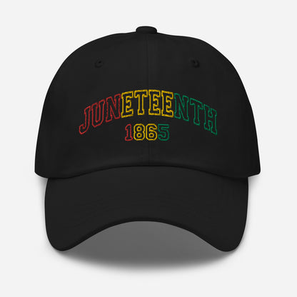 Juneteenth 1865 Varsity Dad hat