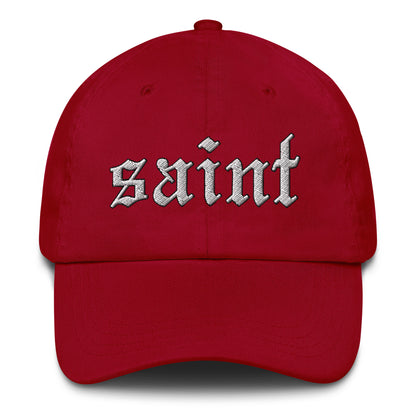 Saint Dad Hat white letters