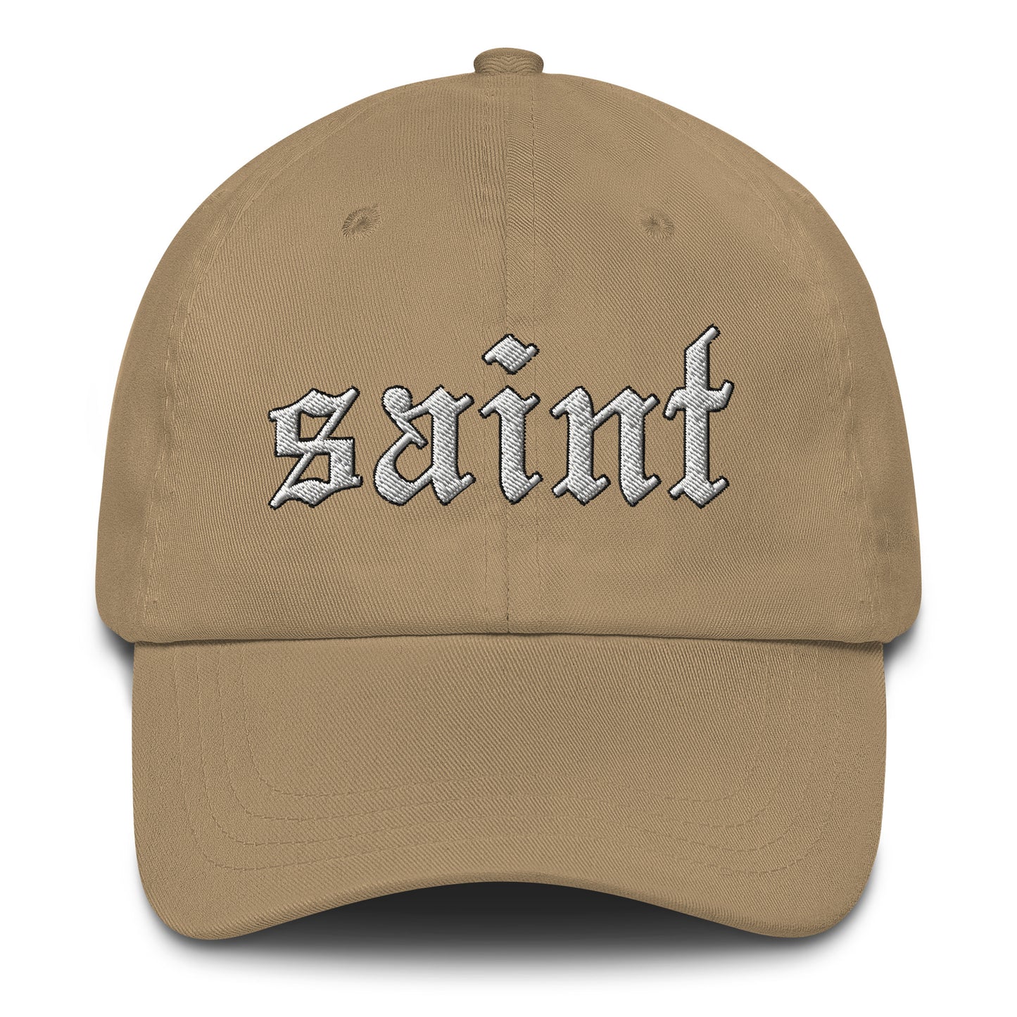 Saint Dad Hat white letters