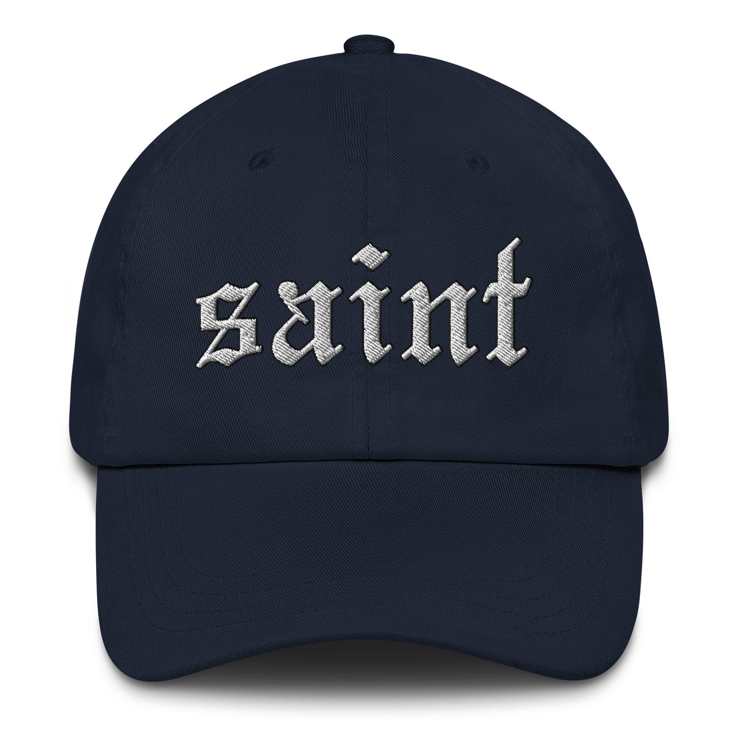 Saint Dad Hat white letters