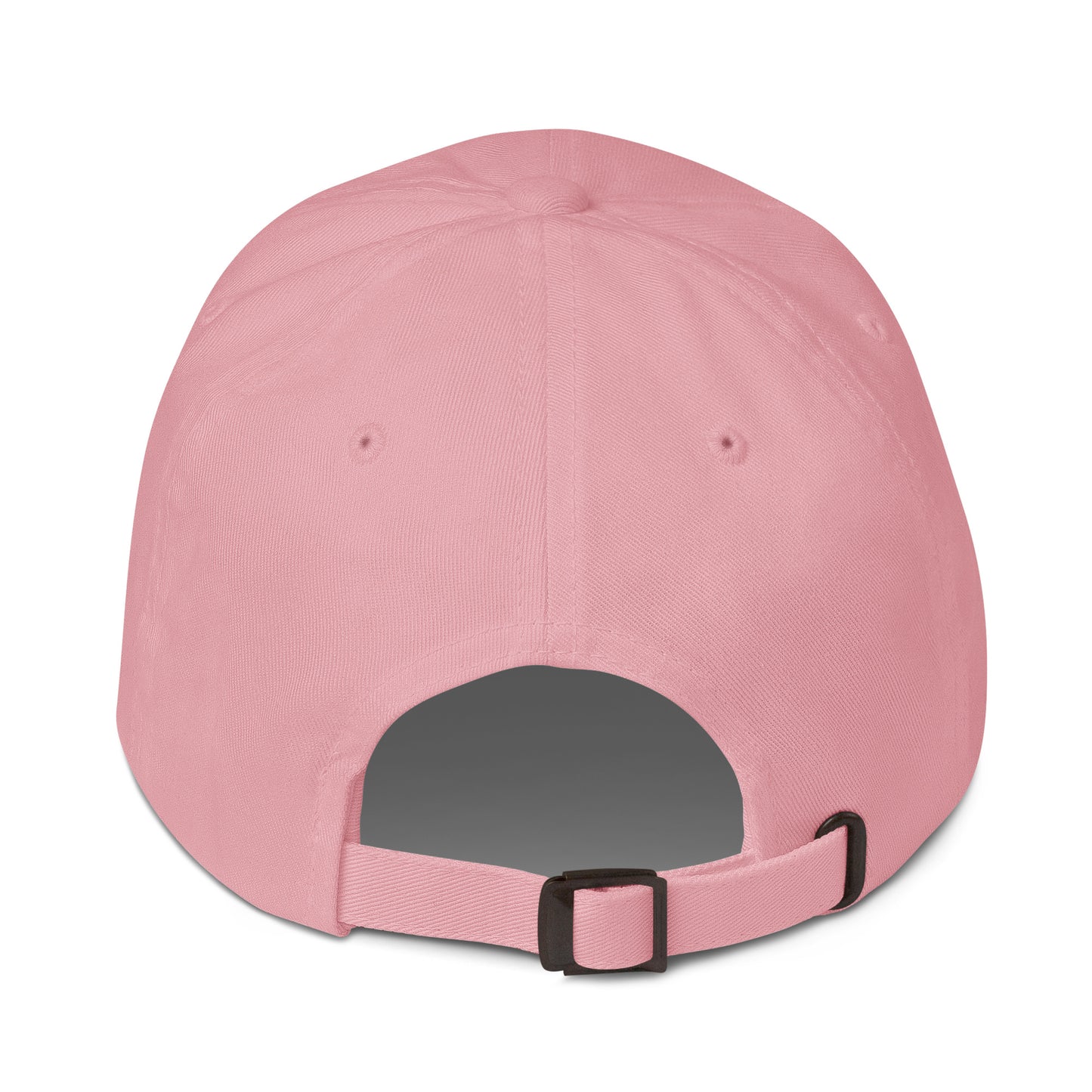 Breast Cancer Support Squad Dad Hat black x pink letters