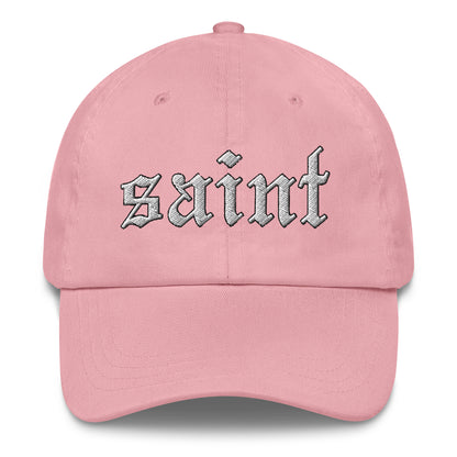 Saint Dad Hat white letters