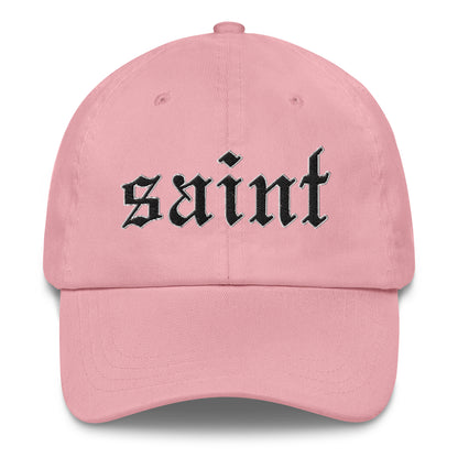 Saint Dad Hat black letters