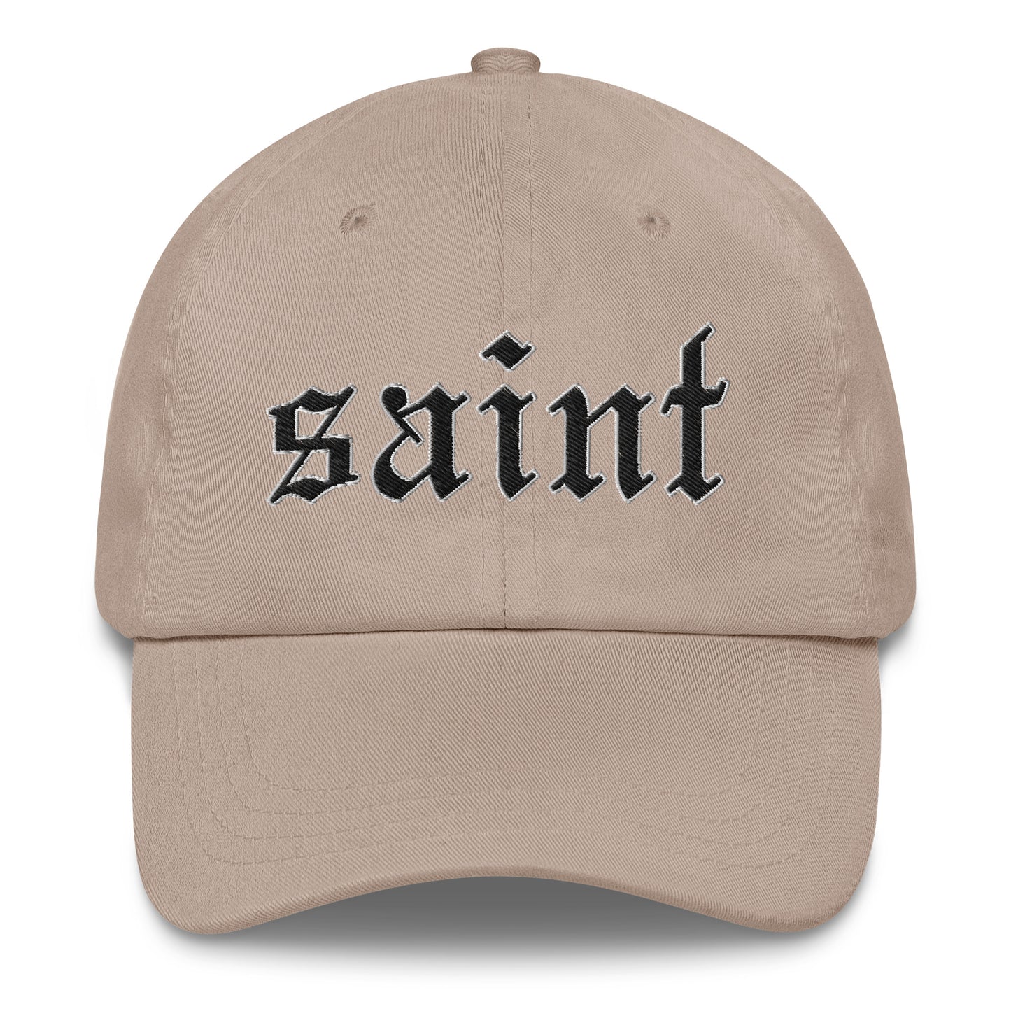 Saint Dad Hat black letters