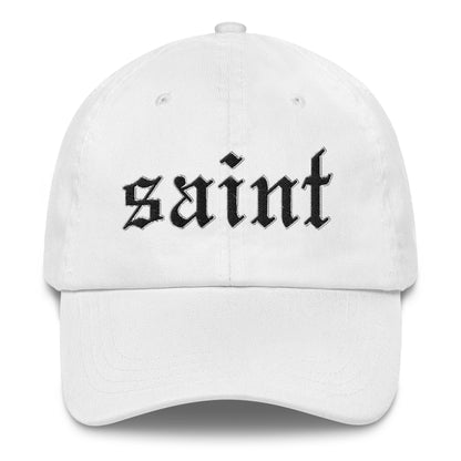 Saint Dad Hat black letters