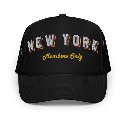 Vintage NY Foam Trucker Hat