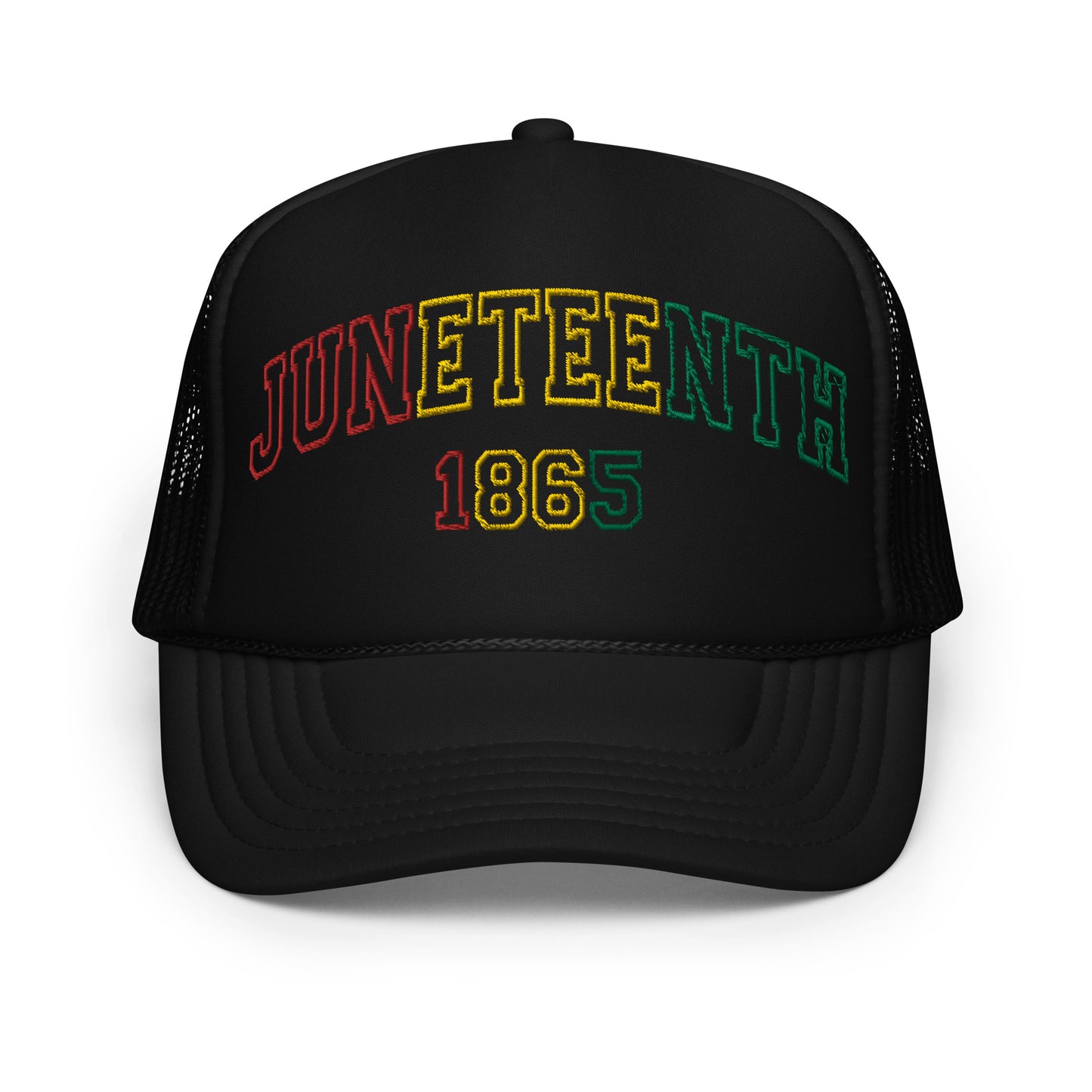 Juneteenth 1865 Varsity Foam trucker hat