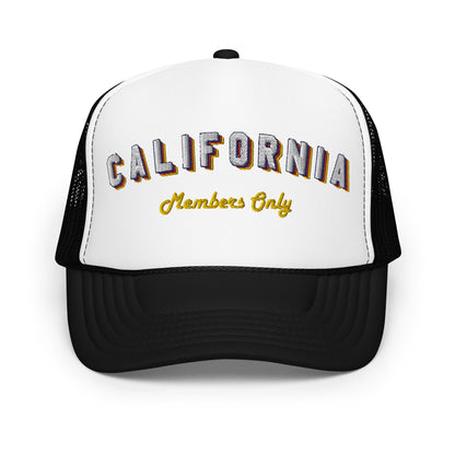 Vintage CA Foam Trucker Hat