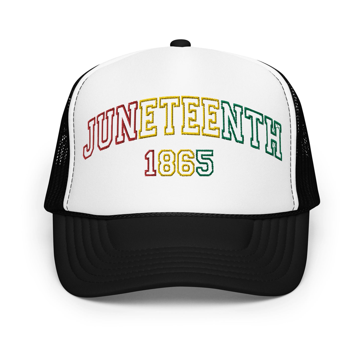 Juneteenth 1865 Varsity Foam trucker hat