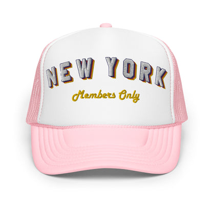 Vintage NY Foam Trucker Hat