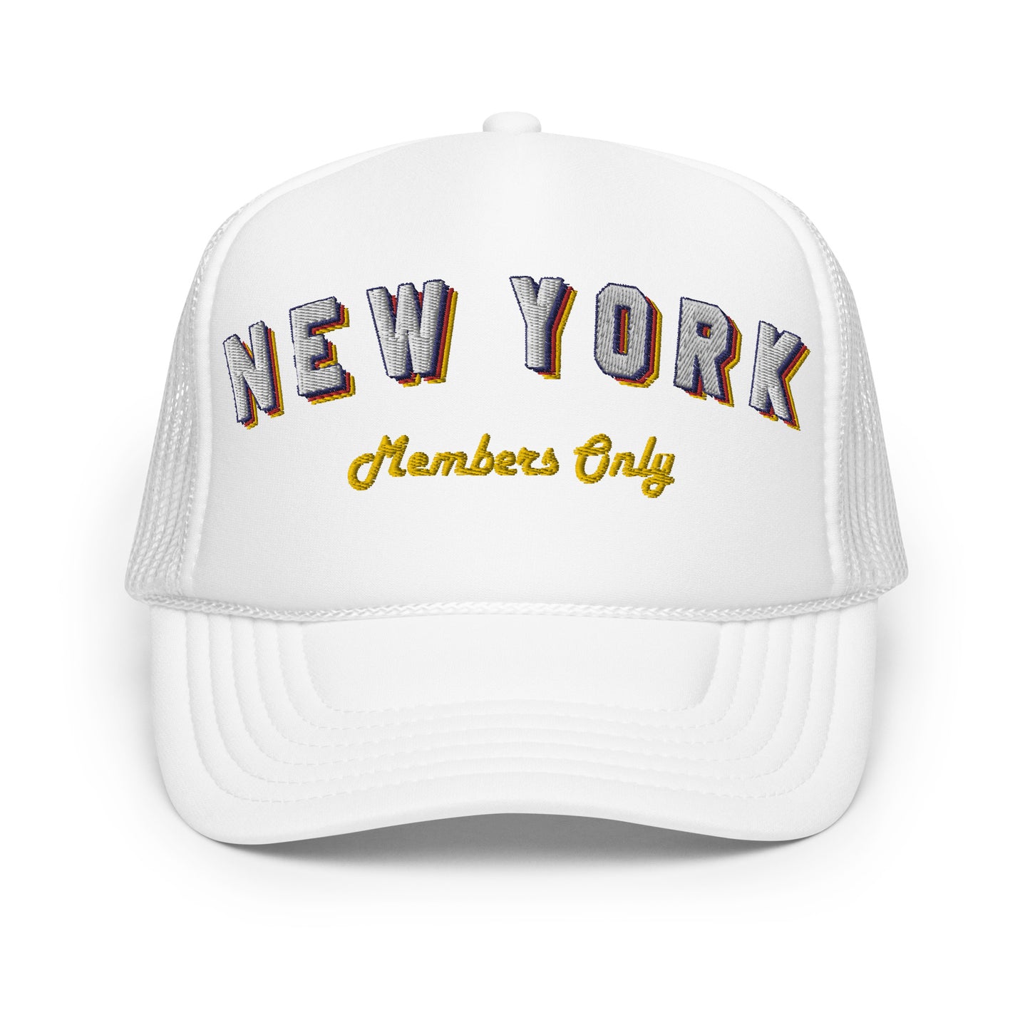 Vintage NY Foam Trucker Hat