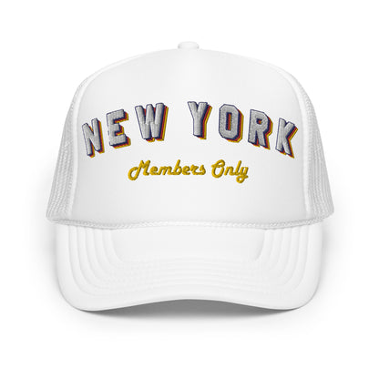 Vintage NY Foam Trucker Hat