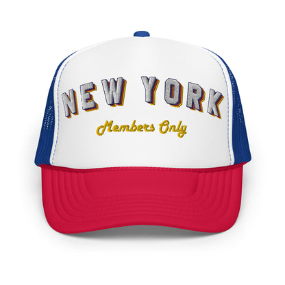 Vintage NY Foam Trucker Hat