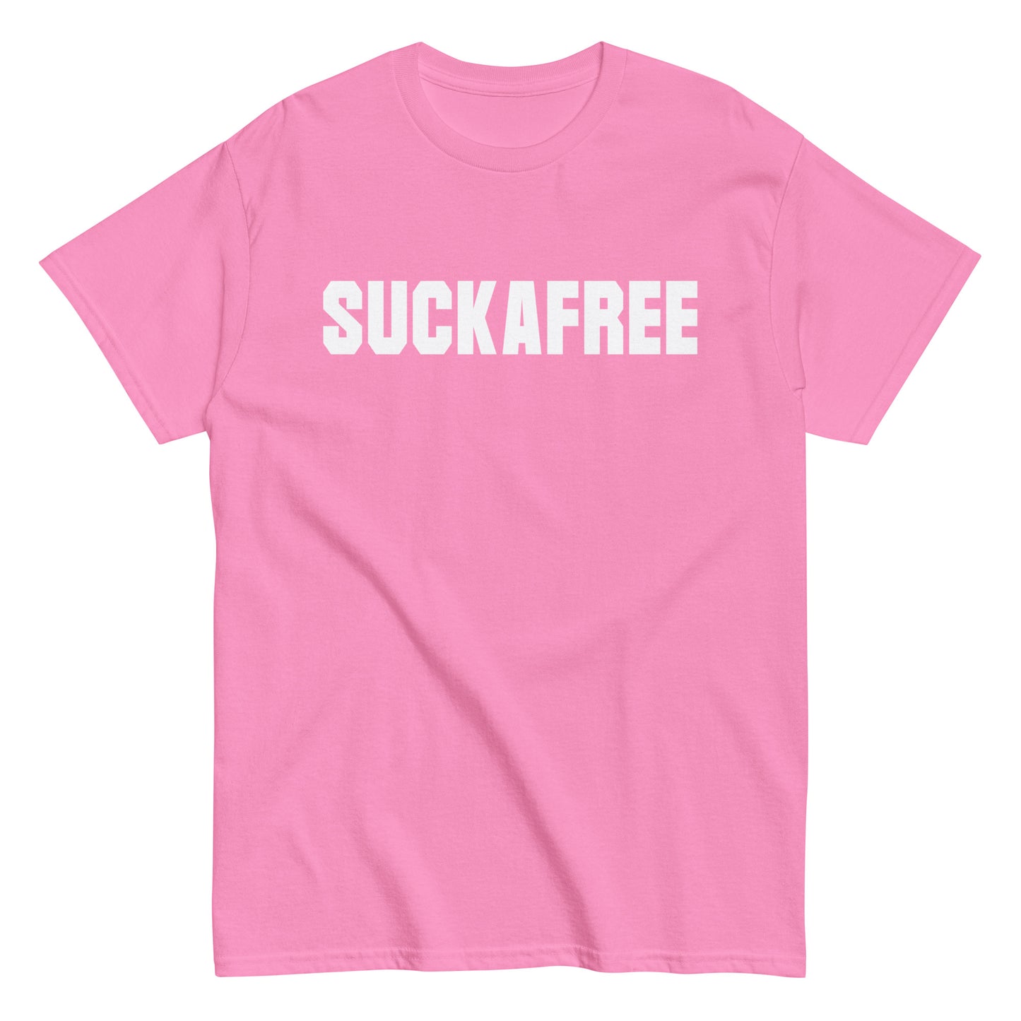 SUCKAFREE T-Shirt White Letters