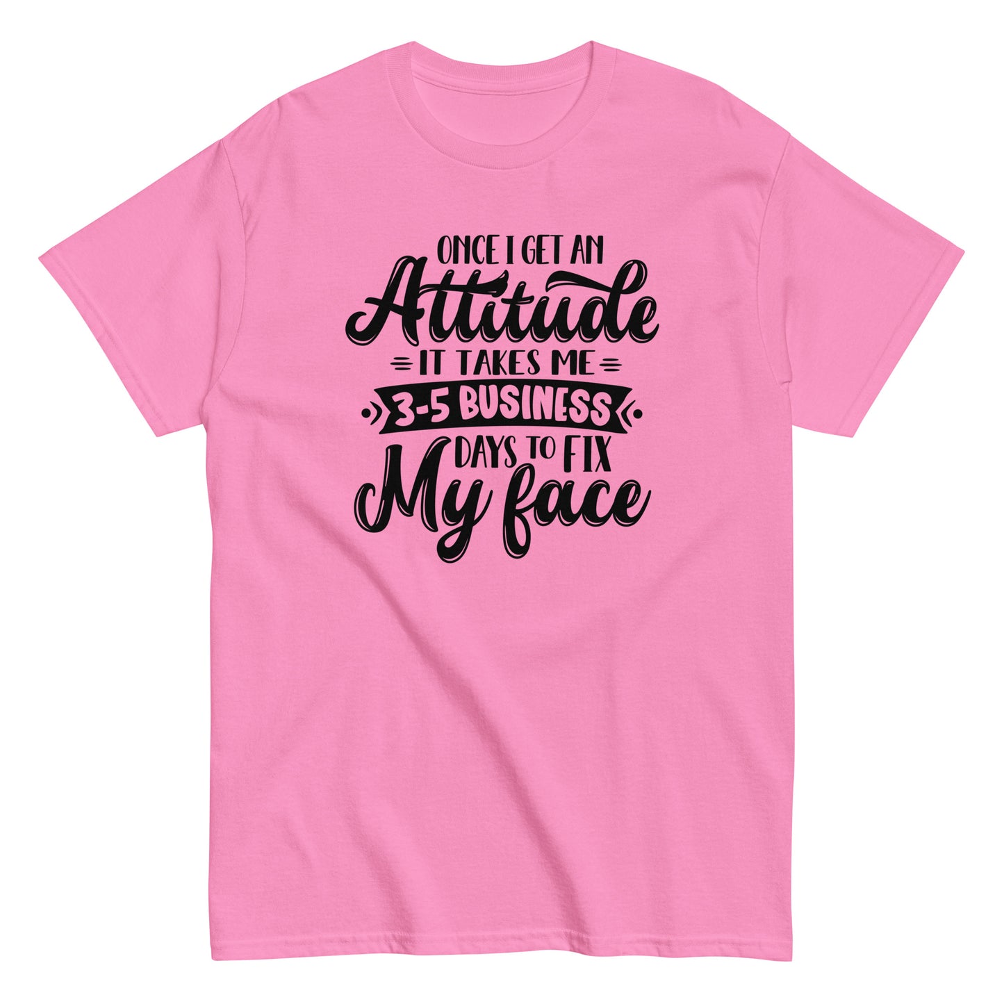 Fix My Face T-Shirt black letters