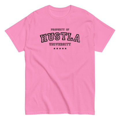 Property Of Hustla University T-Shirt black letters