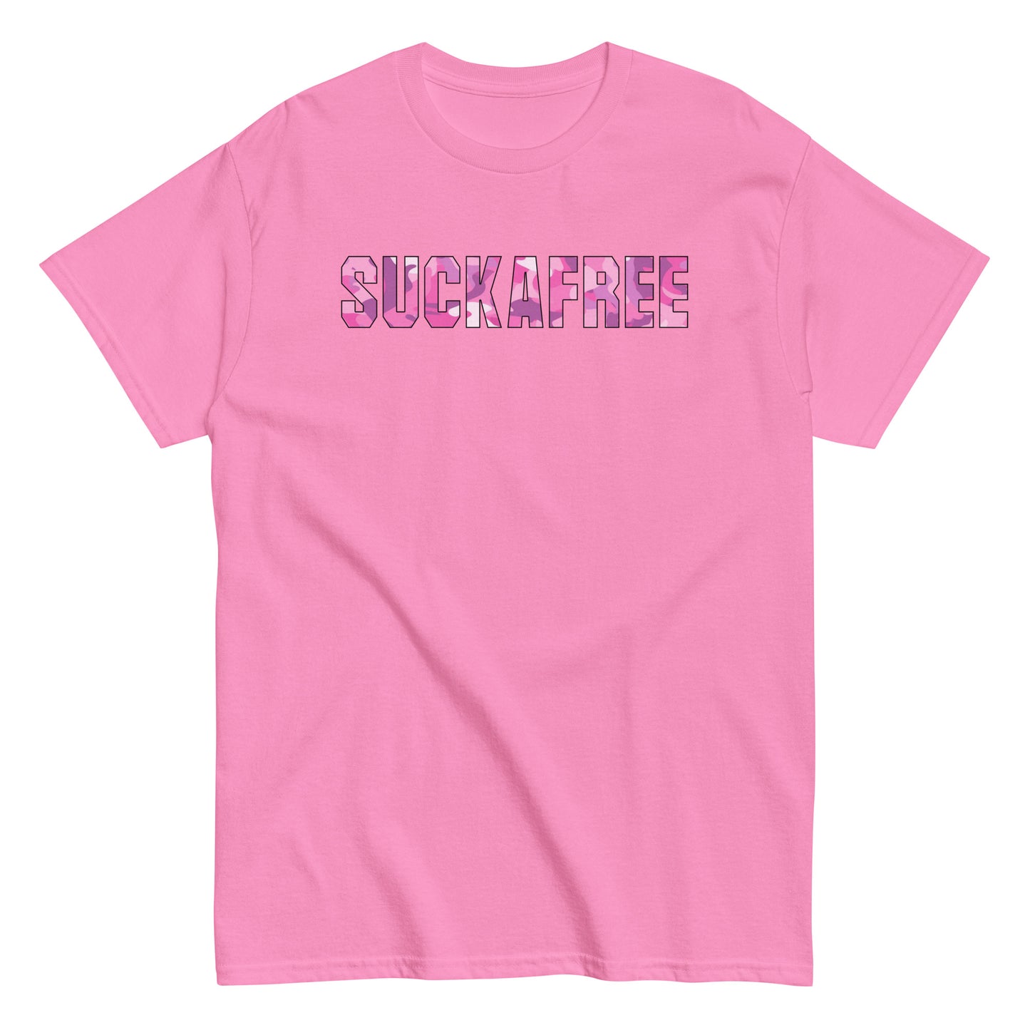 Suckafree Pink Camo T-Shirt