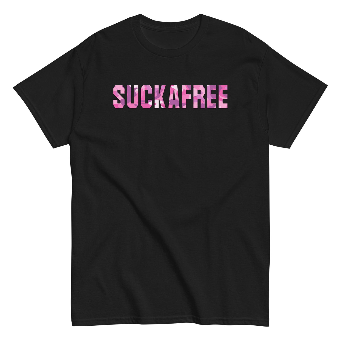 Suckafree Pink Camo T-Shirt