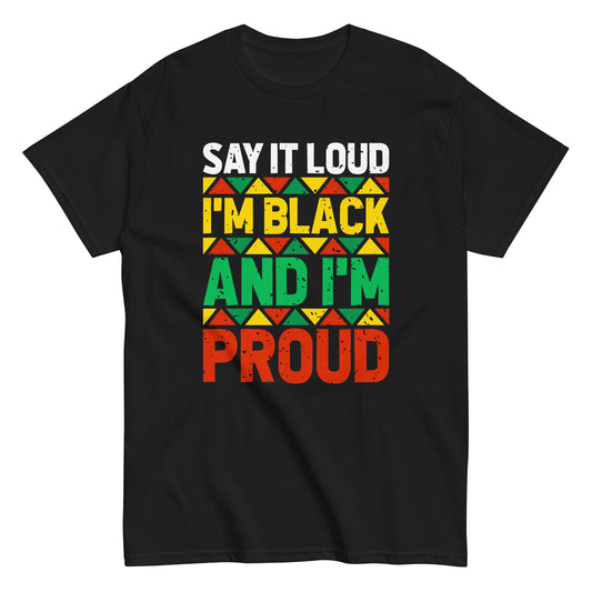 Say It Loud I'm Black And I'm Proud T-Shirt