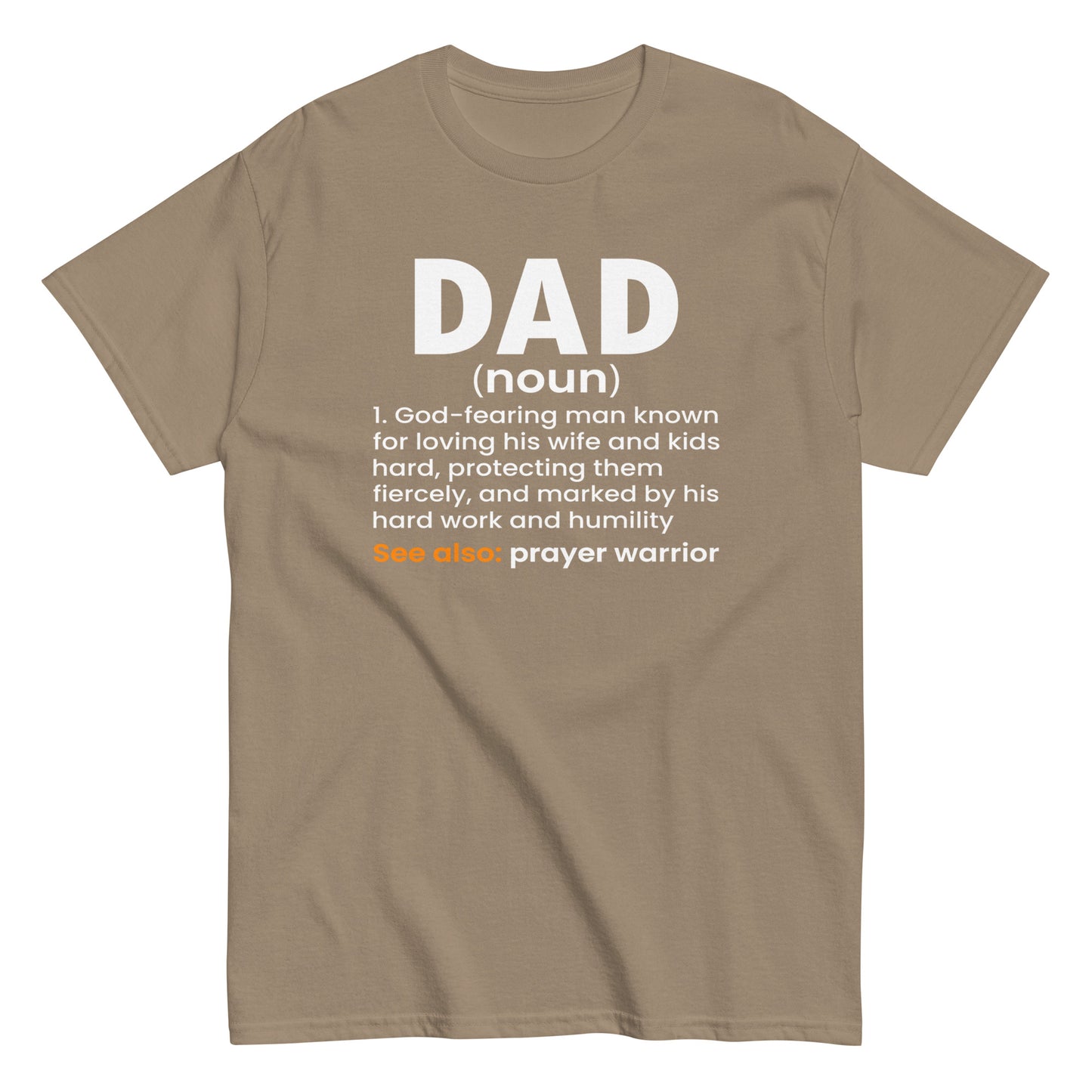 Dad Definition T-Shirt white letters