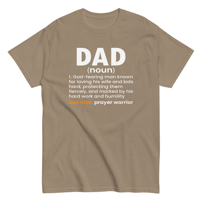 Dad Definition T-Shirt white letters