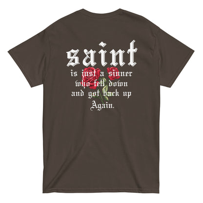 Saint T-Shirt white letters