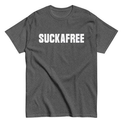 SUCKAFREE T-Shirt White Letters