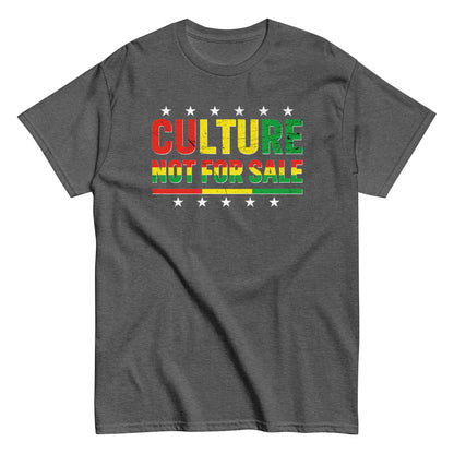 Culture Not For Sale T-Shirt white stars