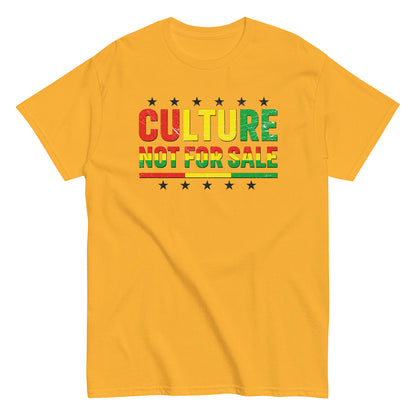 Culture Not For Sale T-Shirt black stars