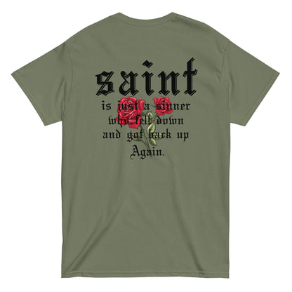 Saint T-Shirt black letters