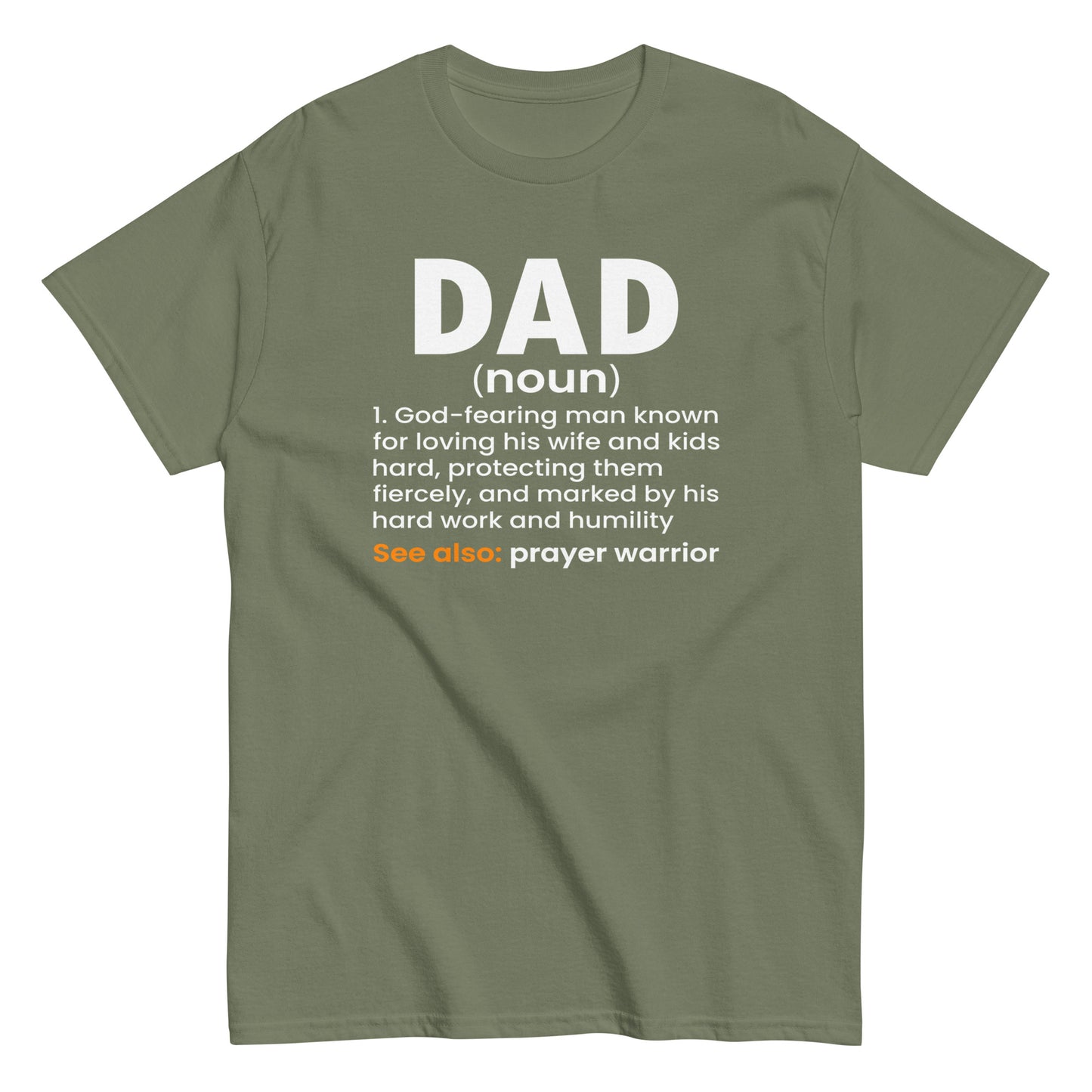 Dad Definition T-Shirt white letters