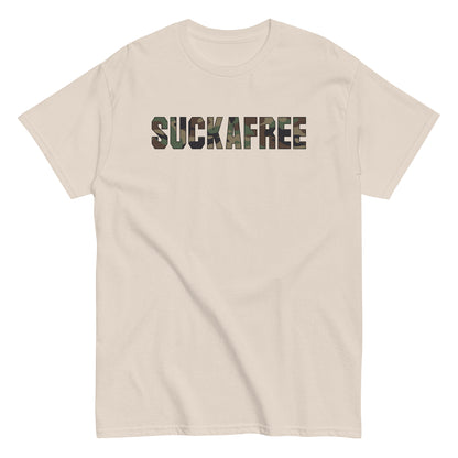 Suckafree Camo T-Shirt black outline