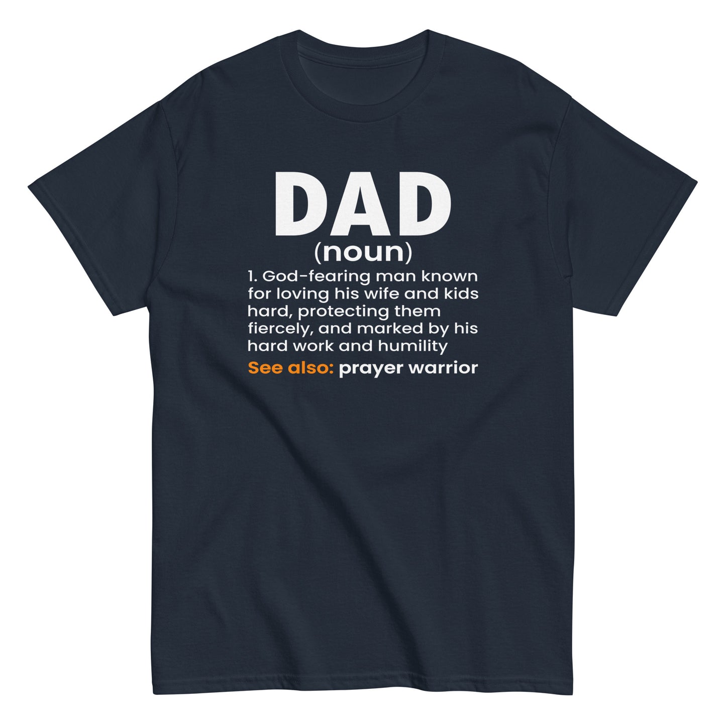 Dad Definition T-Shirt white letters