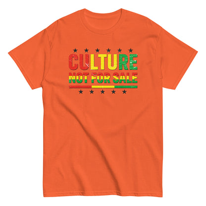 Culture Not For Sale T-Shirt black stars