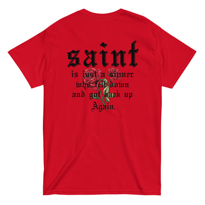 Saint T-Shirt black letters