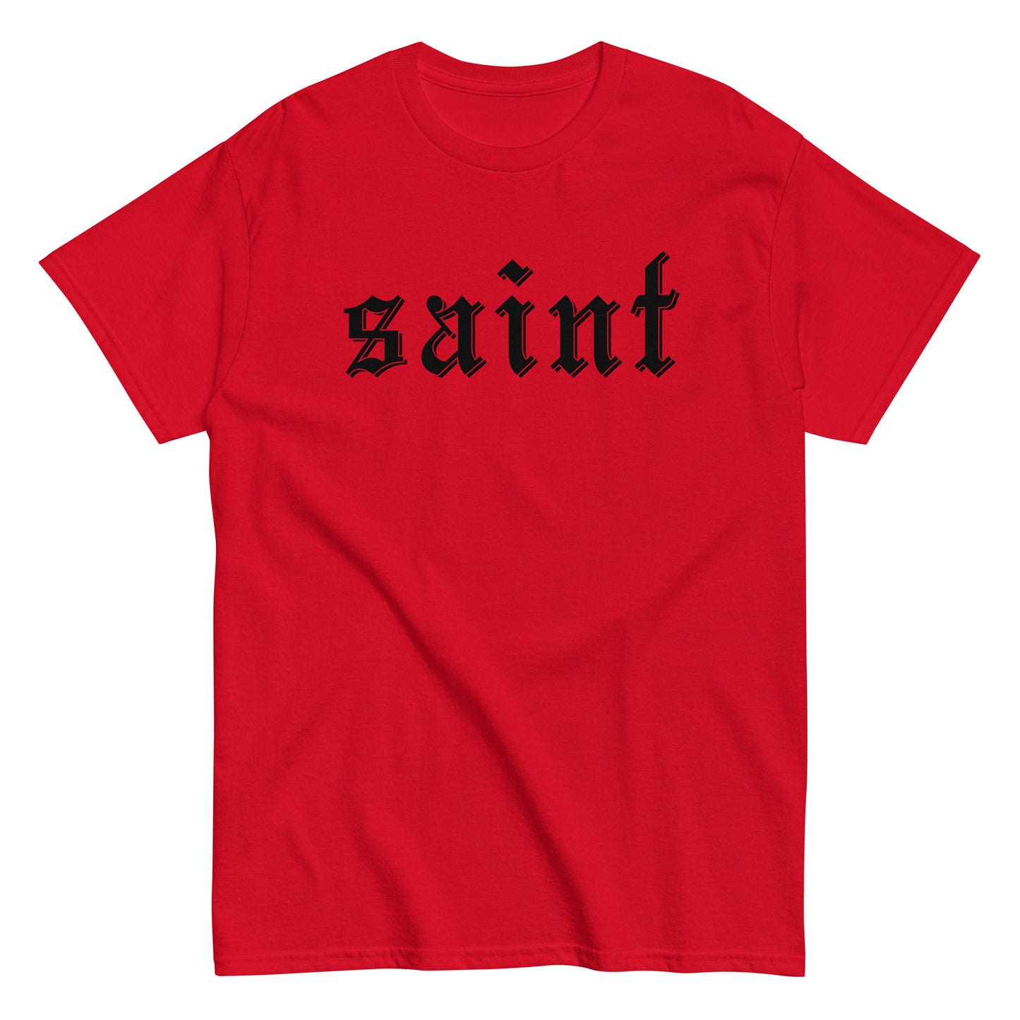 Saint T-Shirt black letters