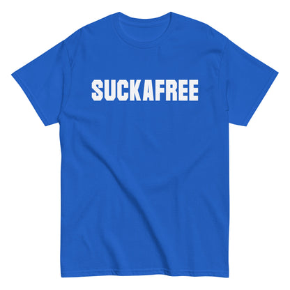 SUCKAFREE T-Shirt White Letters