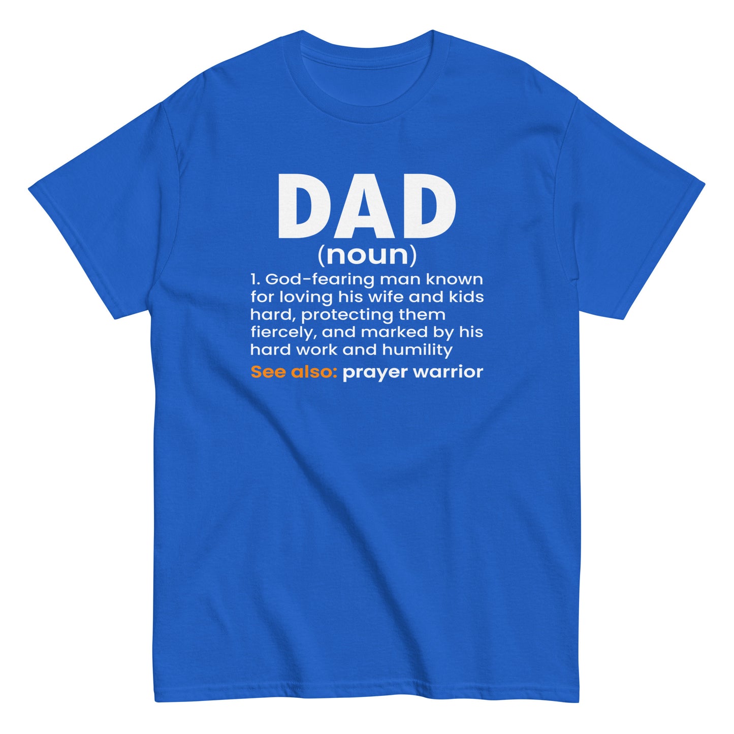 Dad Definition T-Shirt white letters