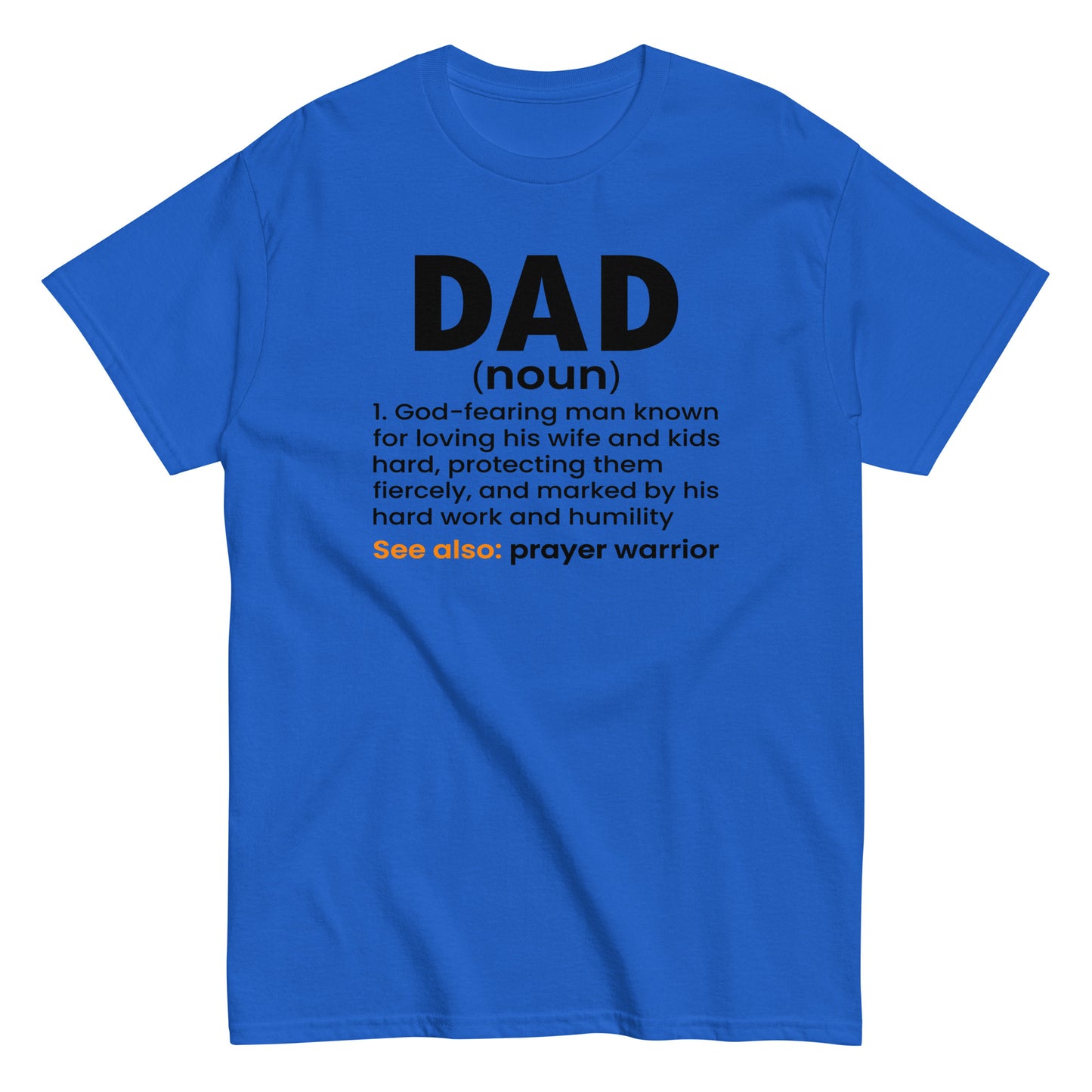 Dad Definition T-Shirt black letters