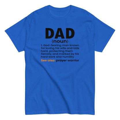 Dad Definition T-Shirt black letters