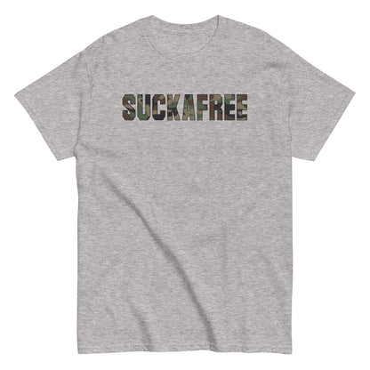 Suckafree Camo T-Shirt black outline