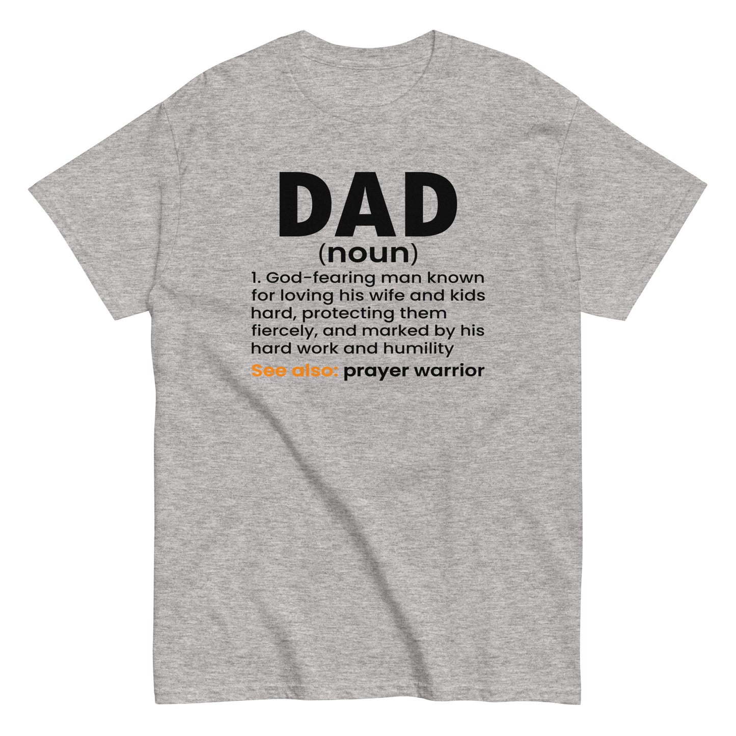 Dad Definition T-Shirt black letters