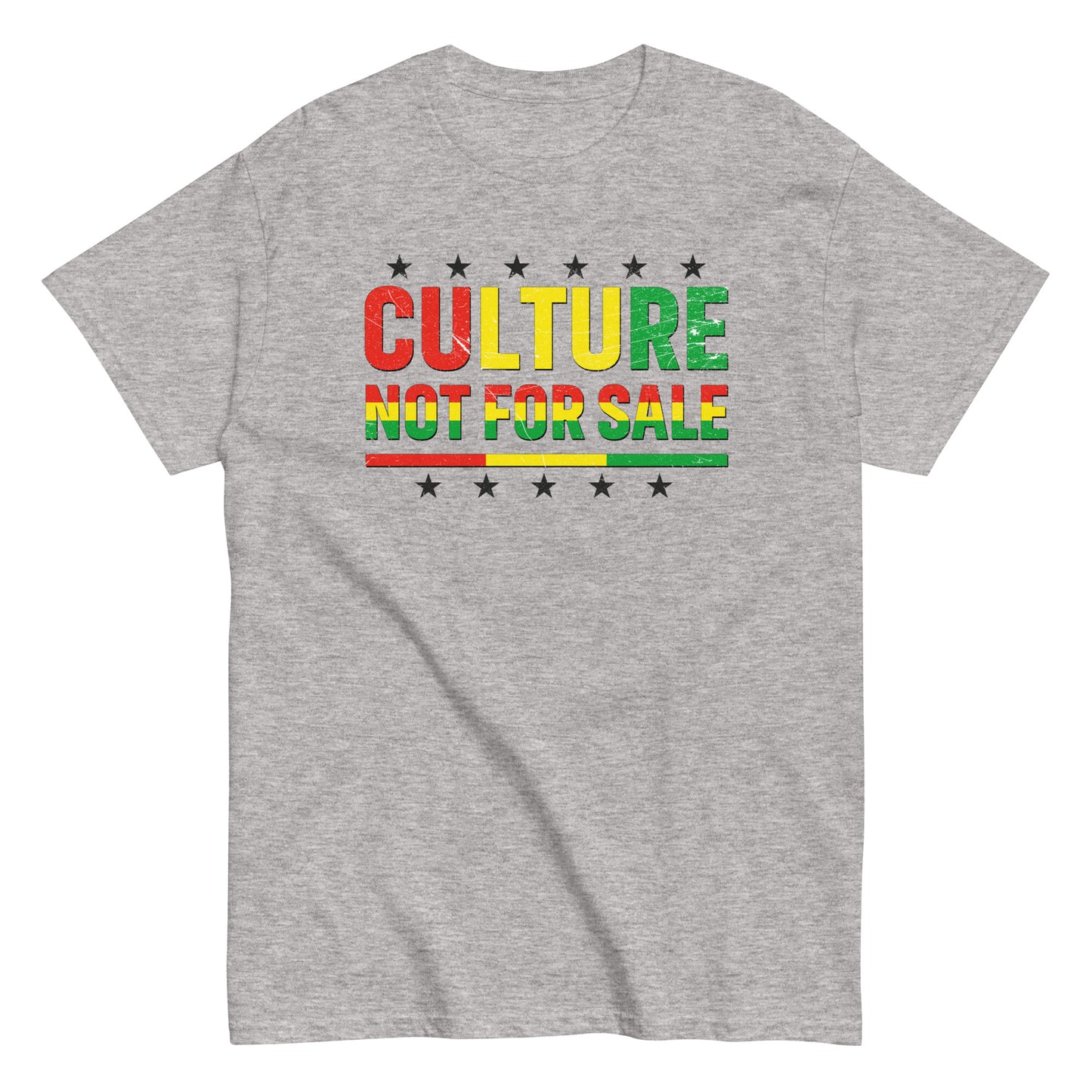 Culture Not For Sale T-Shirt black stars