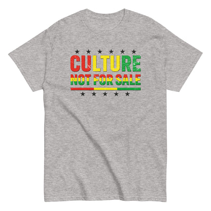 Culture Not For Sale T-Shirt black stars