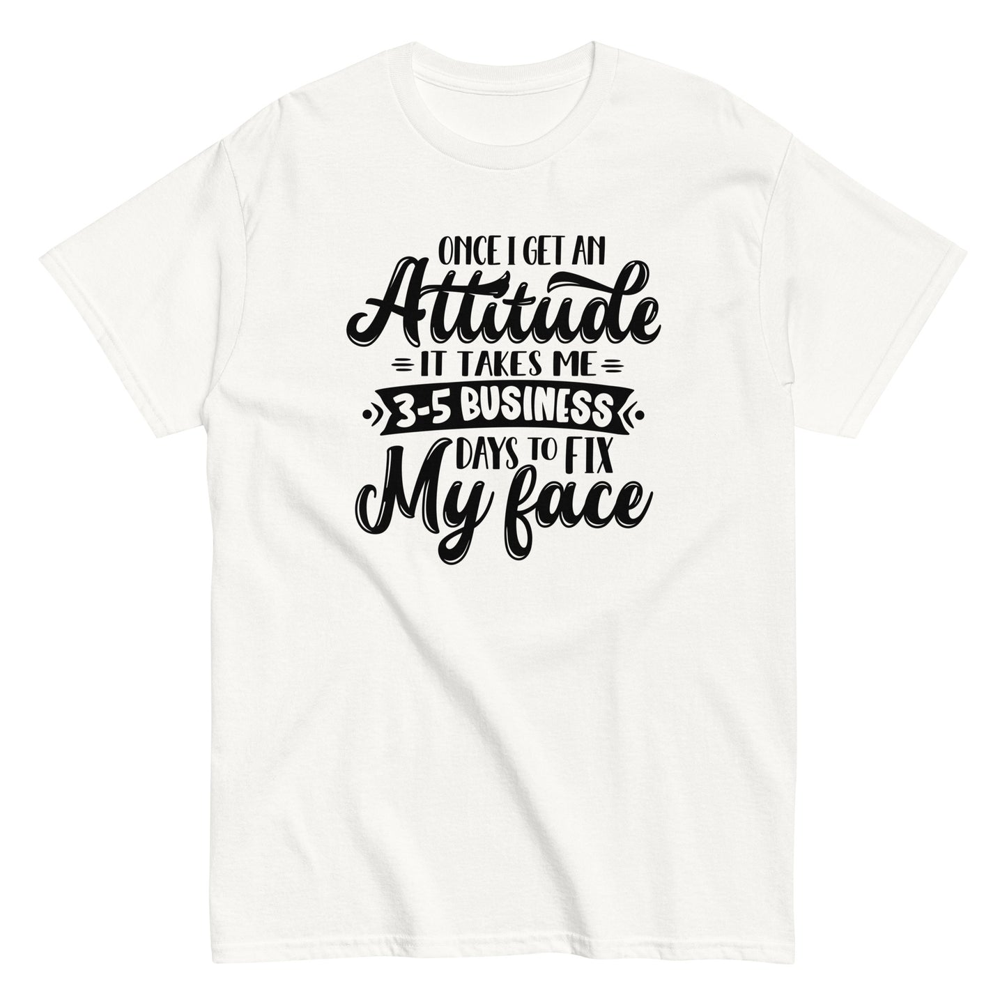 Fix My Face T-Shirt black letters