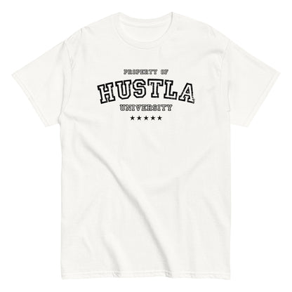 Property Of Hustla University T-Shirt black letters