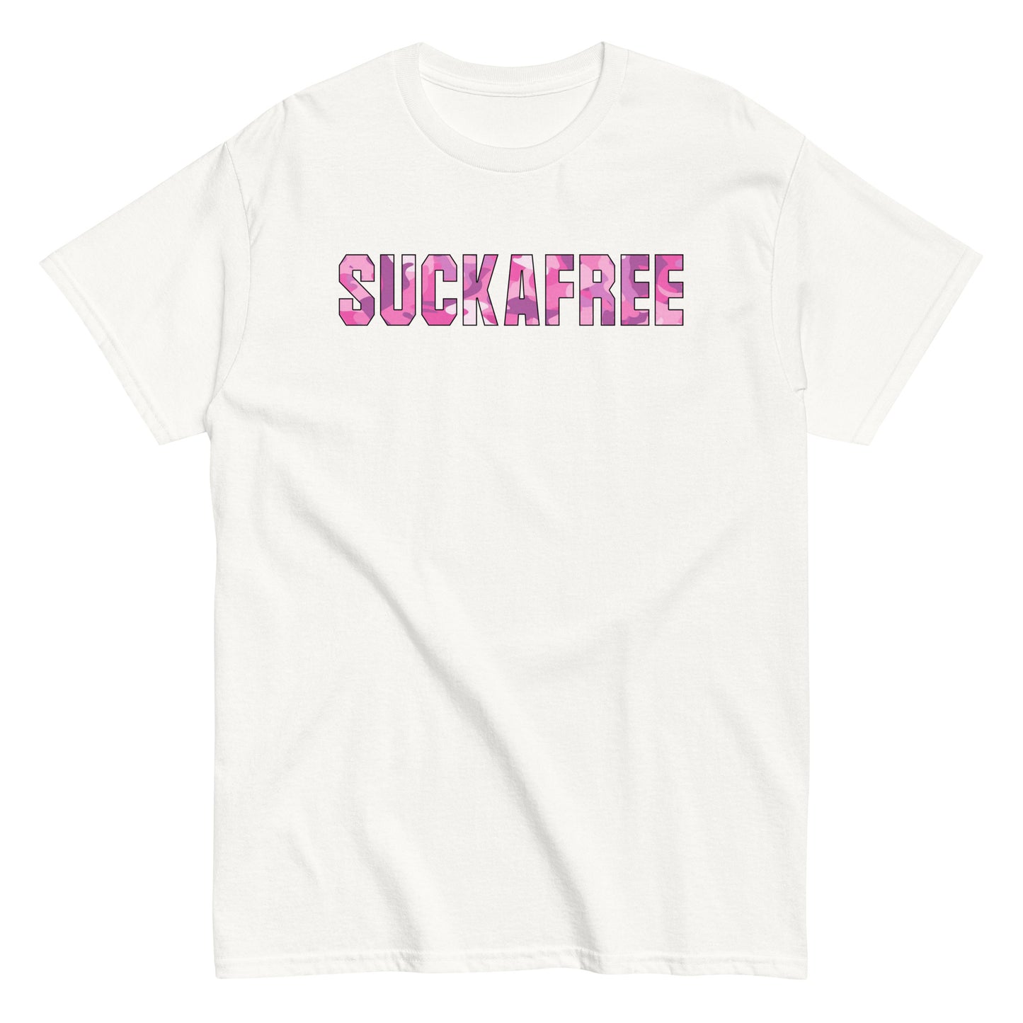 Suckafree Pink Camo T-Shirt