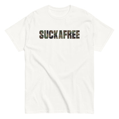 Suckafree Camo T-Shirt black outline