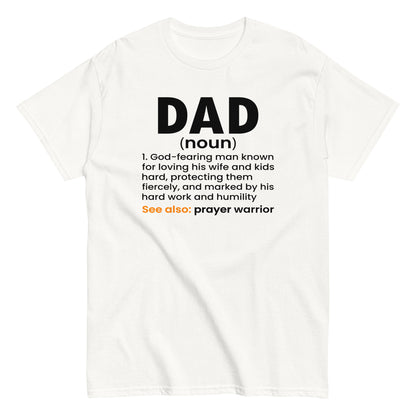 Dad Definition T-Shirt black letters