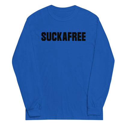 SUCKAFREE Long Sleeve T-Shirt black letters